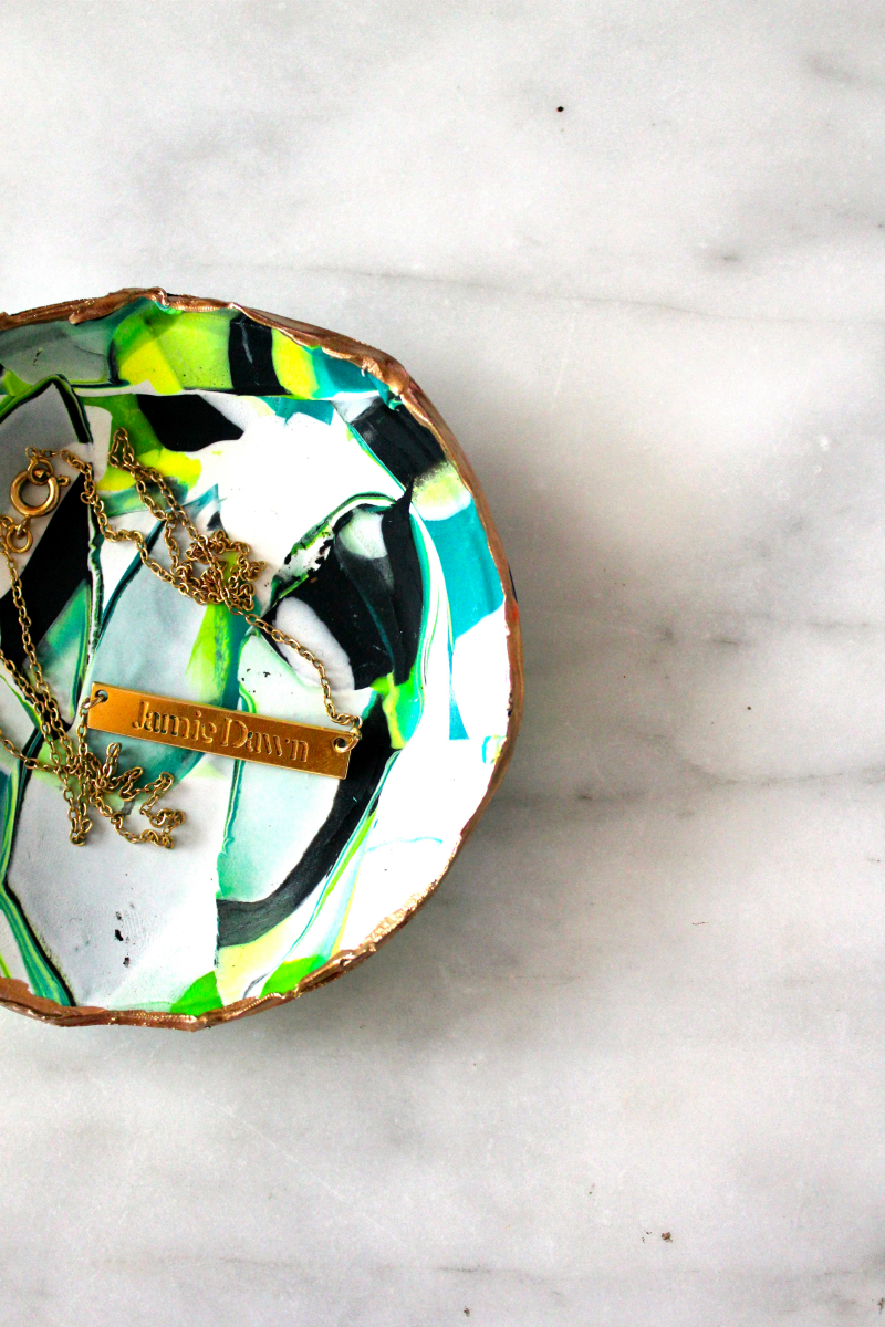 how to clay ring dish Love JD