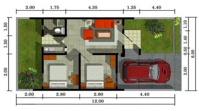 Wajib Baca!! Denah Rumah Minimalis Tipe 21 yang Cantik dan Menawan