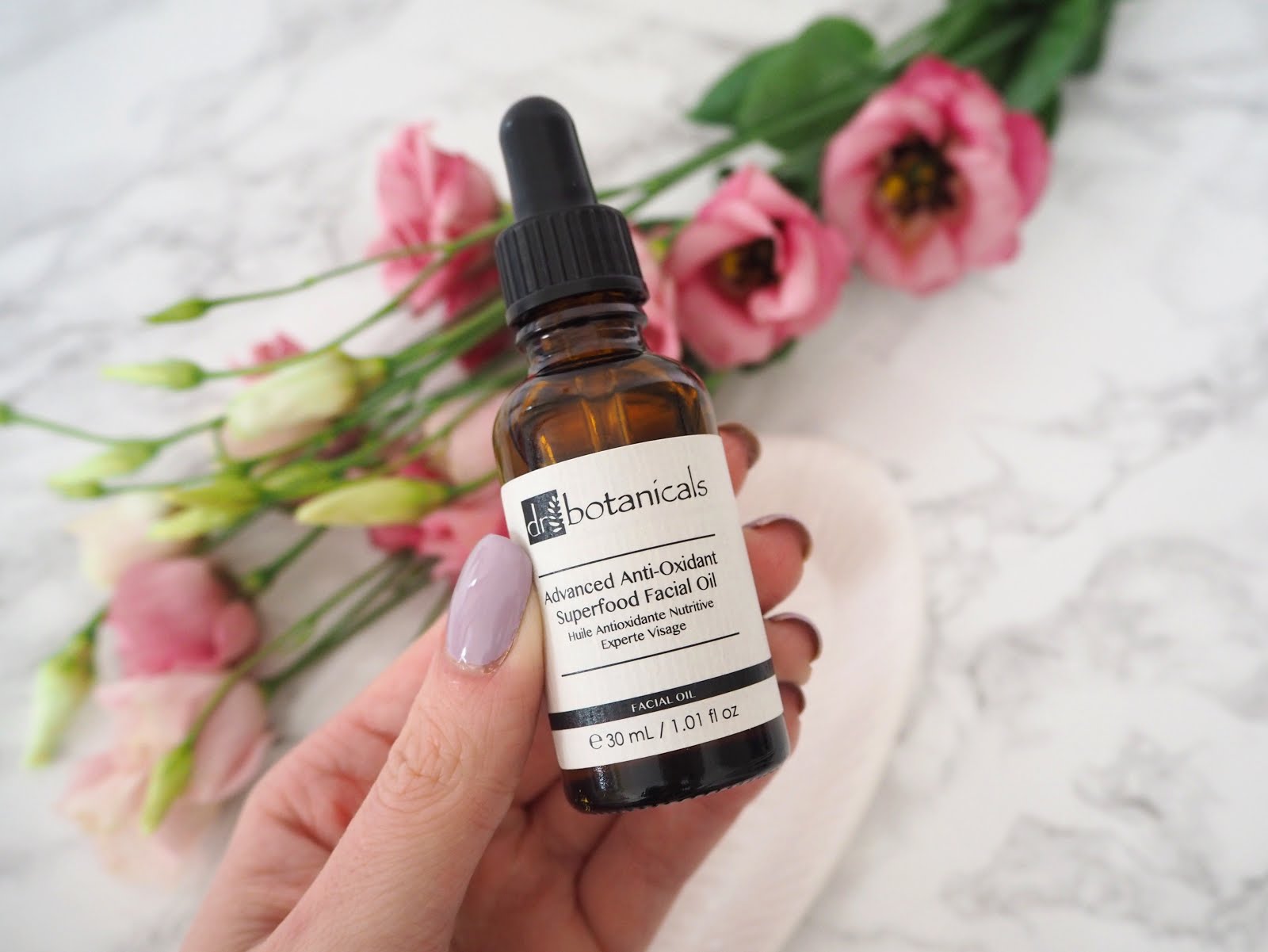 Dr Botanicals Advanced Anti-Oxidant Superfood Facial Oil, Katie Kirk Loves, Beauty Blogger, Dr Botanicals Skincare, UK Blogger, Skincare Review, Discount Code, Beauty Sleep, Facial Oil, Facial Treatment, Skincare Routine, Luxury Skincare Products