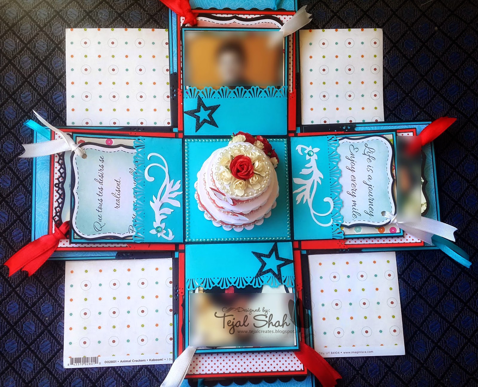 Creative Expressions Store Exploding box/ Explosion box Birthday theme