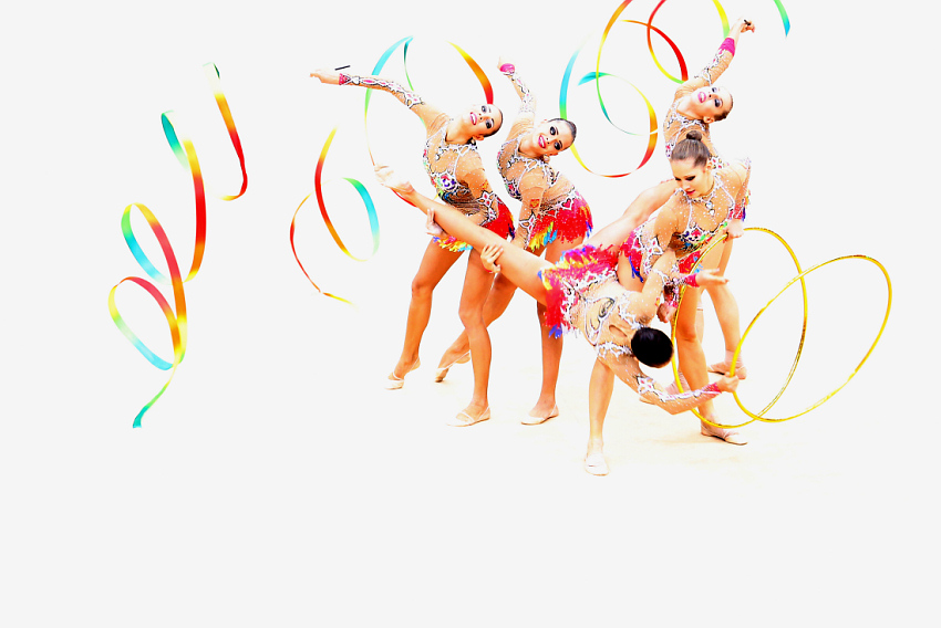 Фон для презентации художественная гимнастика