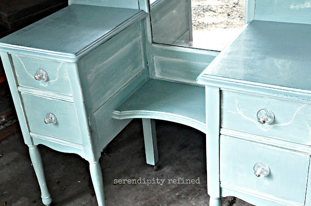 Chalk Painted Furniture Transformation: DIY Vanity Makeover by Serendipity Refined