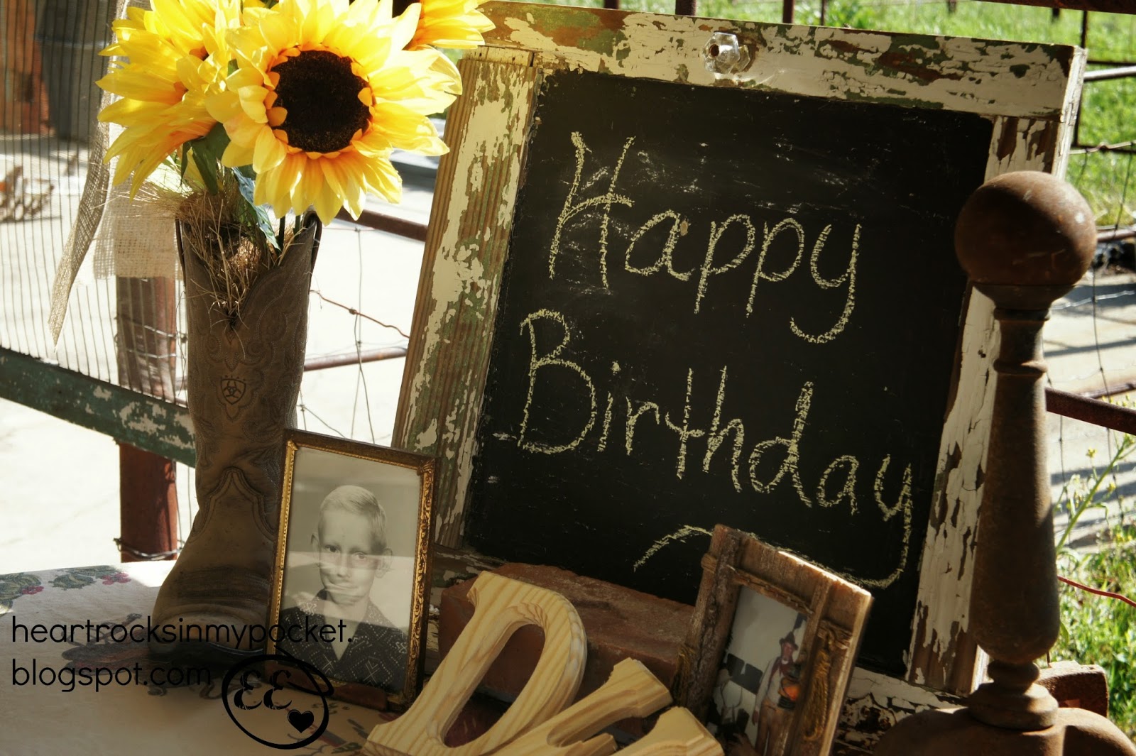 Heart Rocks In My Pocket A Rustic, Outdoor Birthday Party