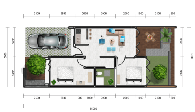 Desain Rumah Minimalis 4x10 Model Rumah Minimalis 2020
