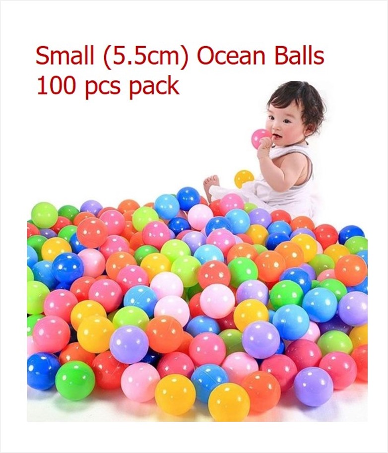 TOYS by Kaylee Ocean Plastic Balls (Small) Pack of 100 pieces
