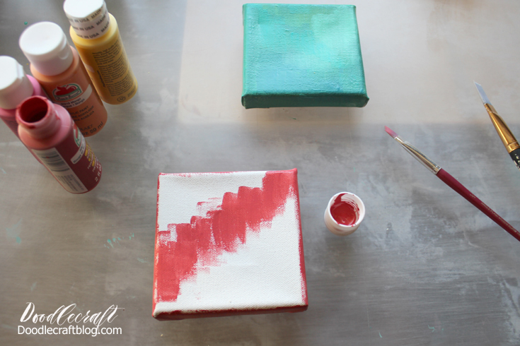 Pour Paint Mini Canvas DIY Kit (Green) | Art Made Easy