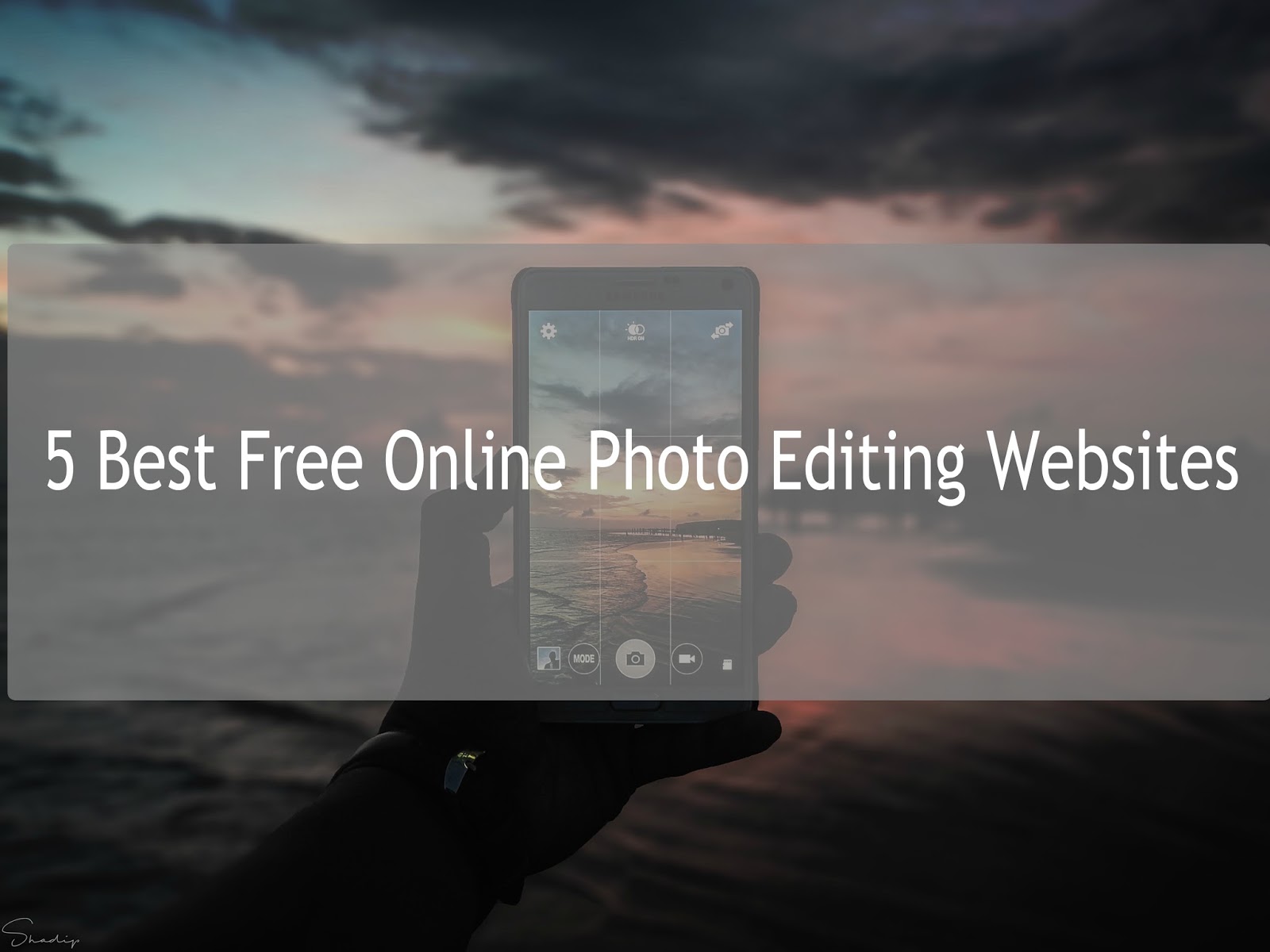 5 Best Free Online Photo Editing sites