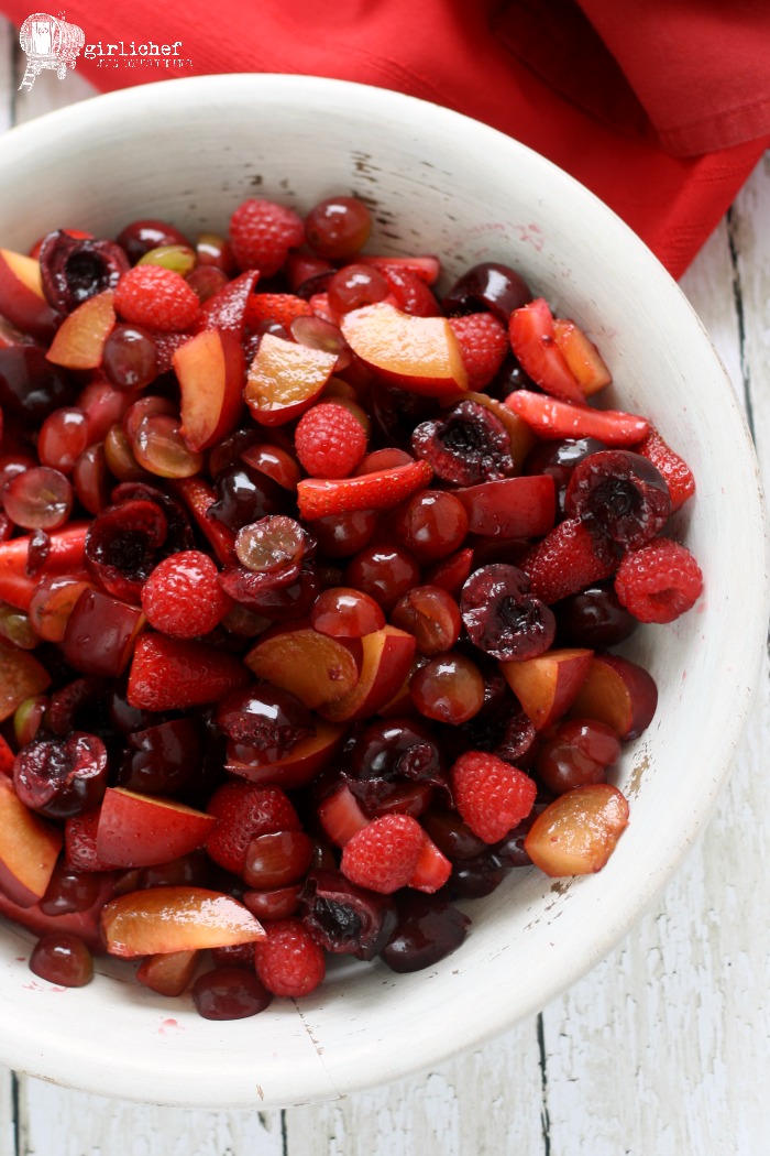 Red Fruit Salad All Roads Lead to the Kitchen