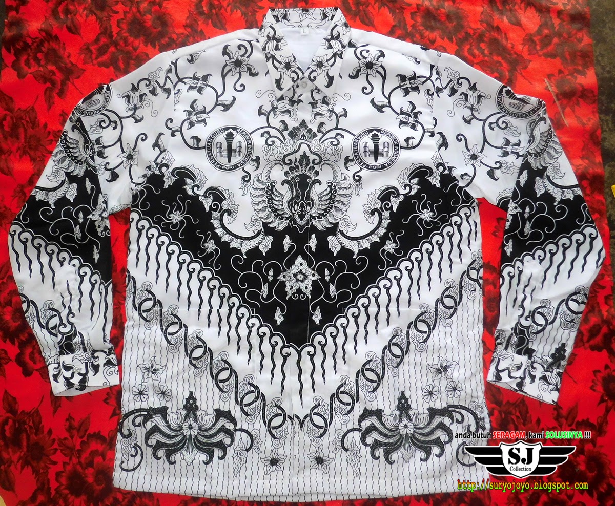 " SURYO JOYO " konveksi & sablon: BATIK NASIONAL PGRI MOTIF KUSUMA
