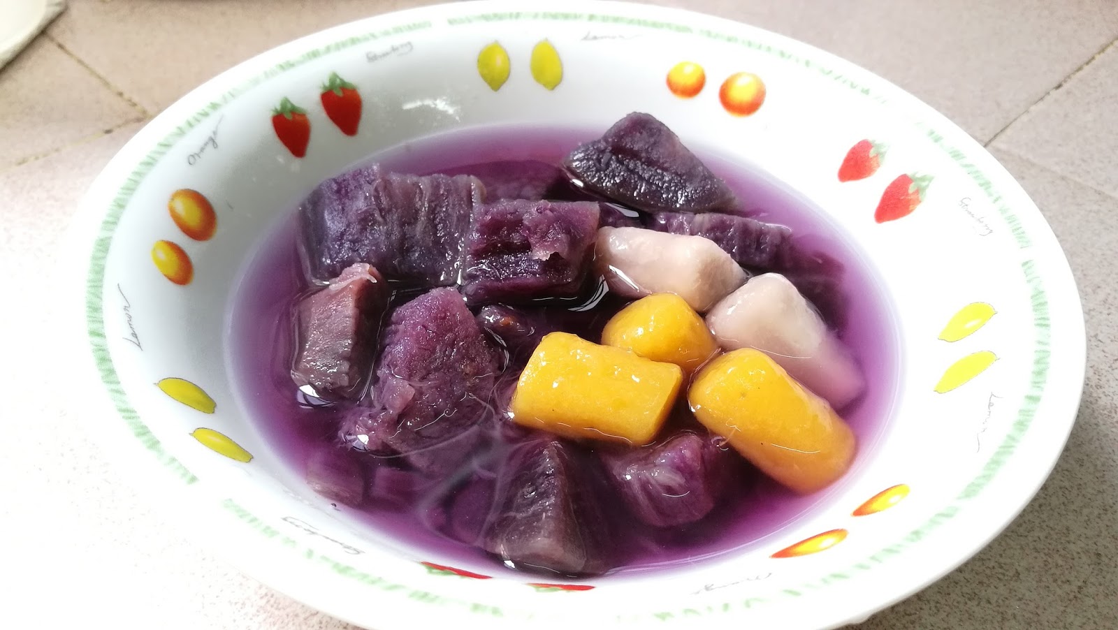 南瓜紫薯糖水——让南瓜吃出红薯味_南瓜紫薯糖水_A苹果小厨的日志_美食天下