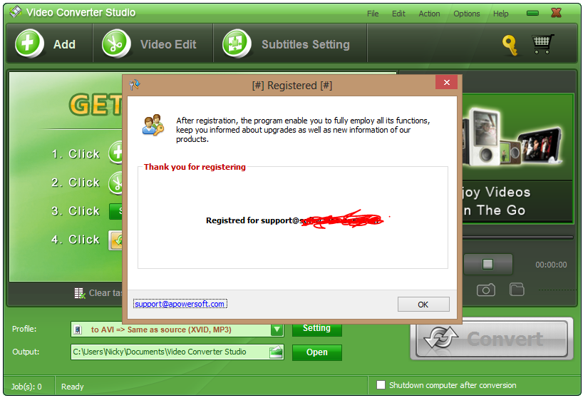 Apowersoft Video Converter Studio 3.1.6 Full Serial Key ShareSoftware