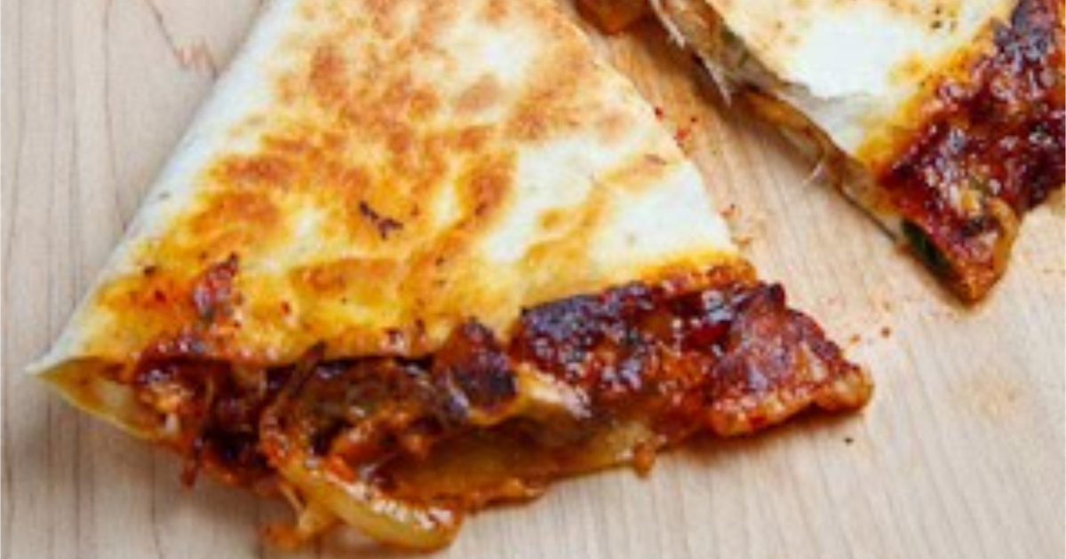 Sweet Chili Chicken Quesadilla EAT