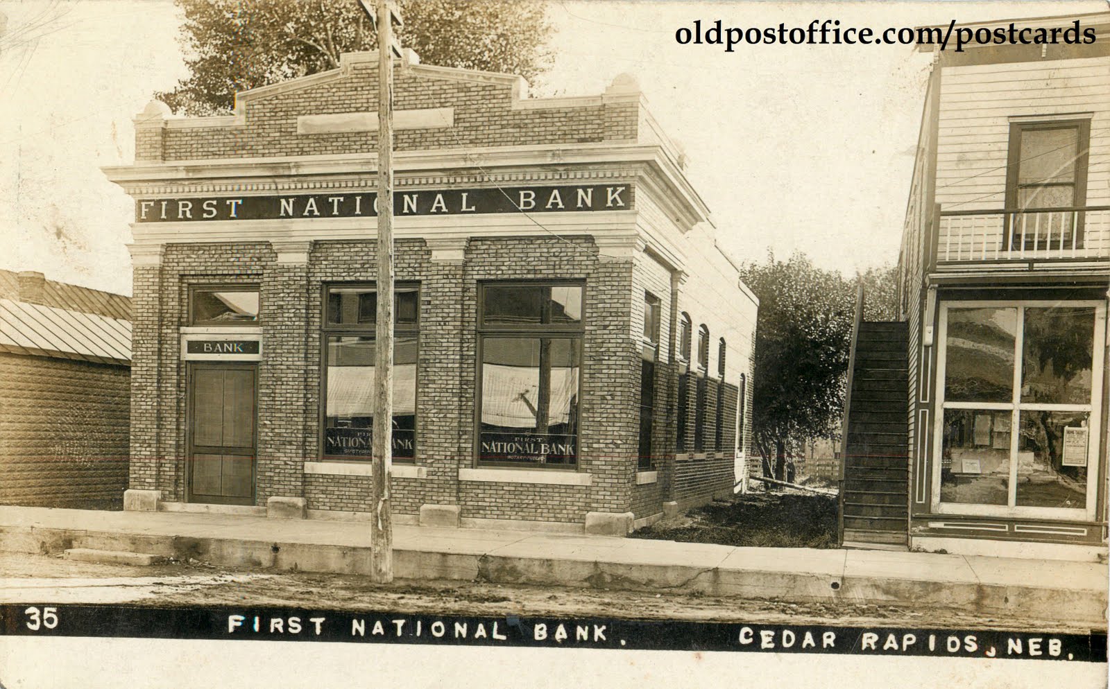 OLD NEBRASKA POSTCARDS Banks and Baseball in Nebraska on Postcards