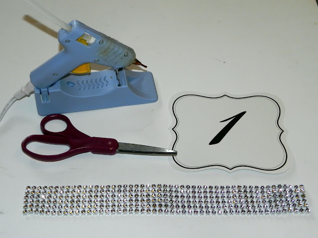 Smart n Snazzy: Wedding DIY ~ Table Number Lighted Centerpiece