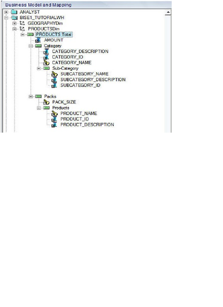 OBIEE Express One Dimension Multiple Hierarchies