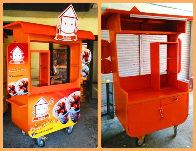 38 Contoh Model Gerobak Modern dan Harganya Terbaru 2018