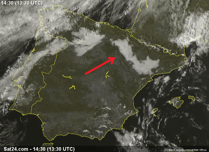 METEOSOJUELA. " Tu tiempo en el momento" NIEBLAS EN EL VALLE DEL EBRO
