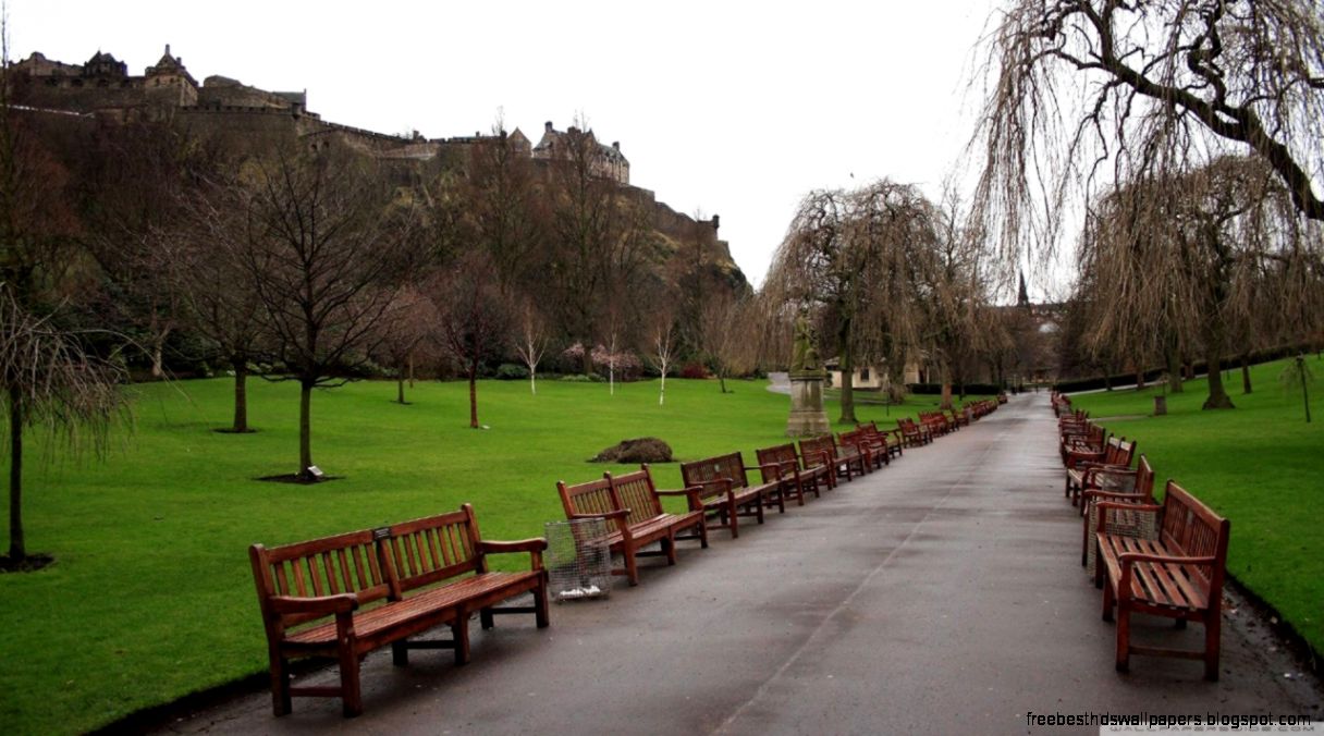 Park Alley HD desktop wallpaper  Widescreen  High Definition