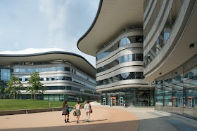 The futuristic Luigi Einaudi Campus of the University of Turin dominates the Vanchiglia neighbourhood