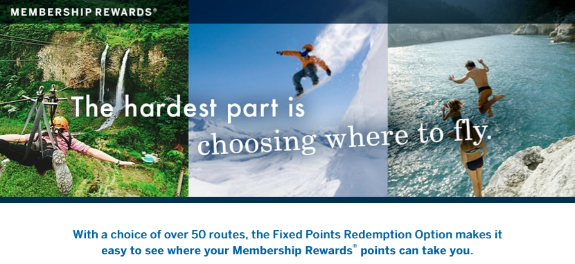rewards canada american express membership rewards amex fixed points travel chart