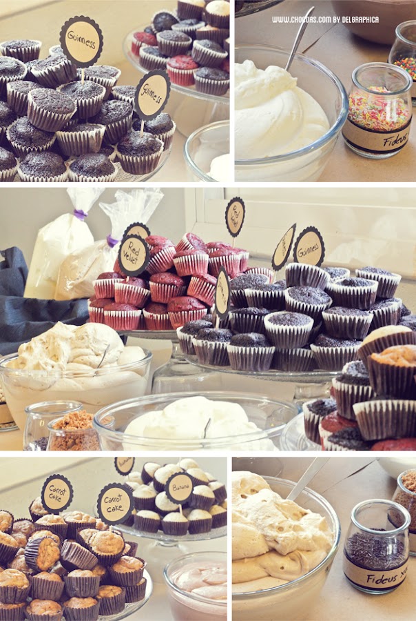 oficina fiesta diy cupcake bar