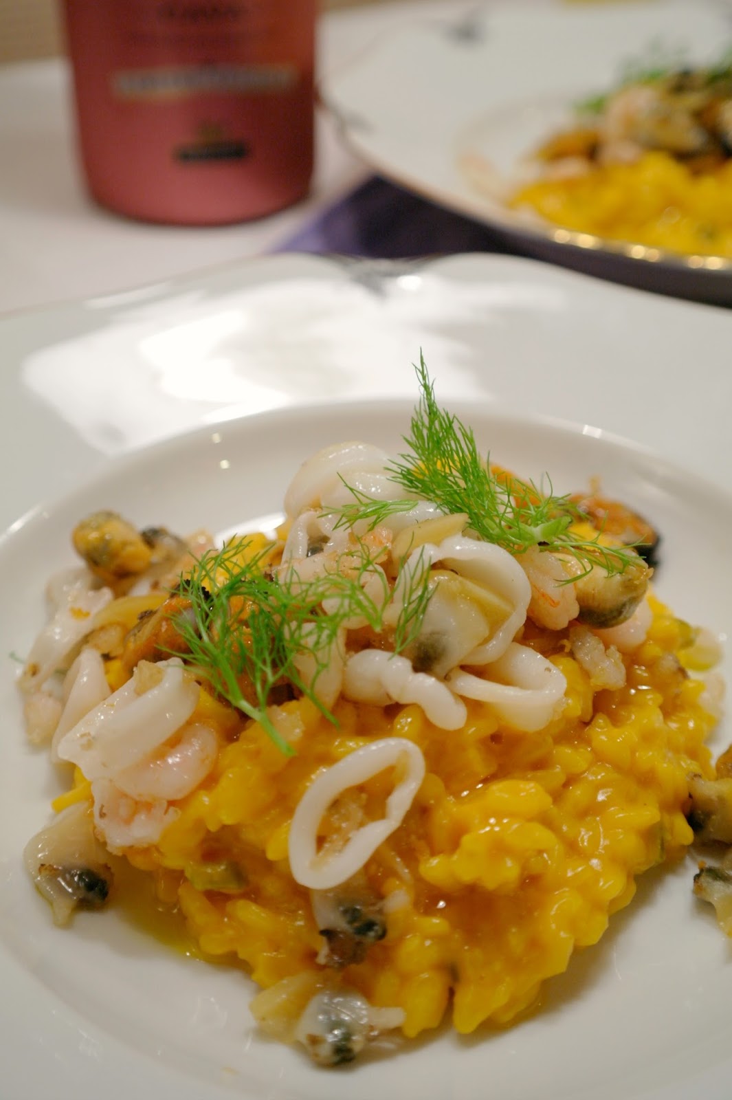 MÅRTENSSONS KÖK Saffransrisotto med skaldjur