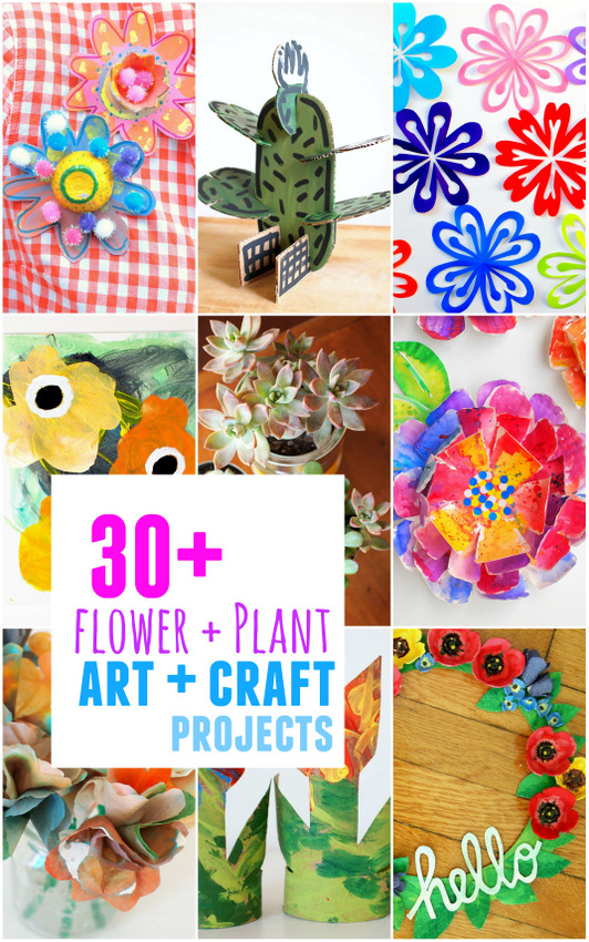 Our 30+ Favorite Flower and Plant Art + Craft Projects (and books