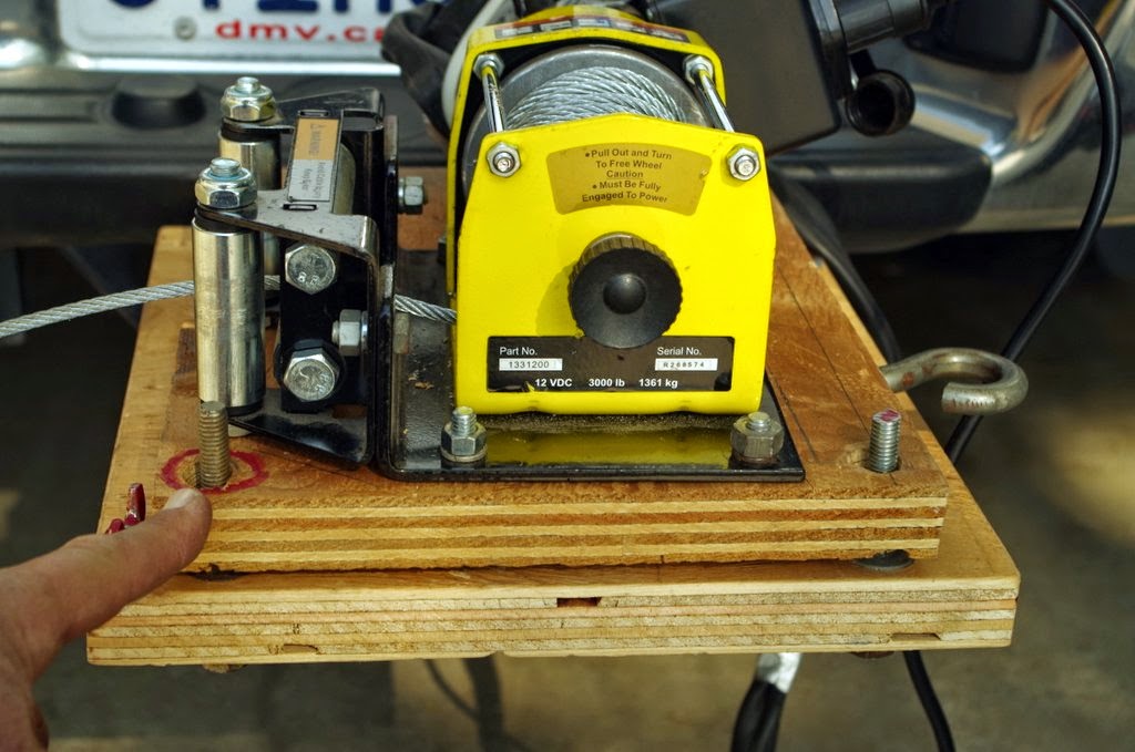 The LMIC Look Mom I m Camping Multidirectional Winch Mount On Spare 