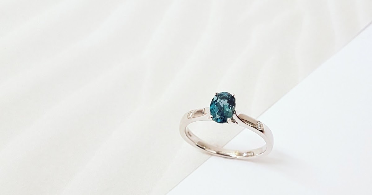 Blue topaz engagement ring!