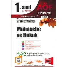 Yargı Açıköğretim 1.Sınıf 1.Yarıyıl Muhasebe ve Hukuk Kod:1128 Yargı Açıköğretim 1.Sınıf 1.Yarıyıl Muhasebe ve Hukuk Kod:1128