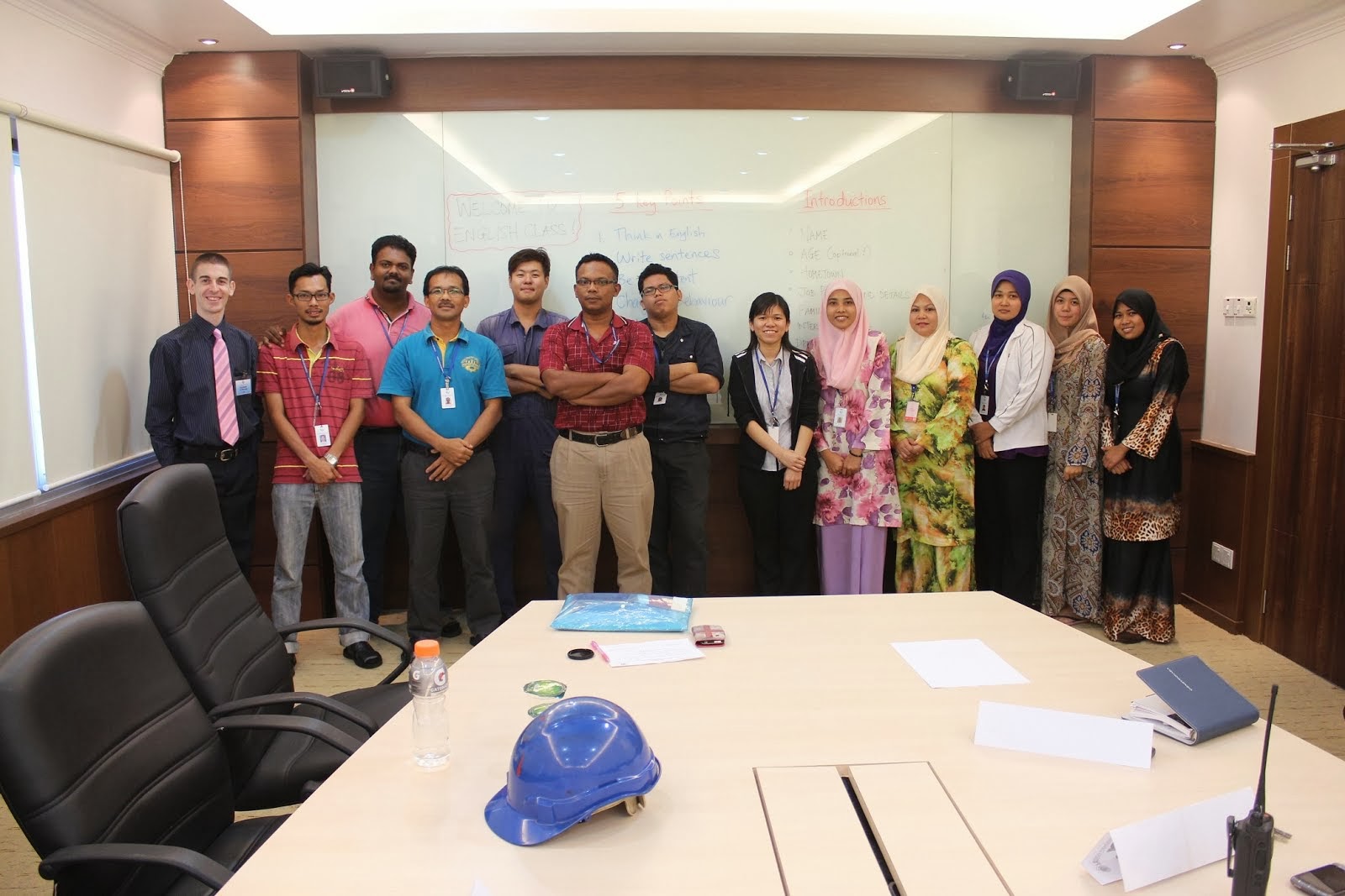 CSA Chemicals Sdn Bhd English class