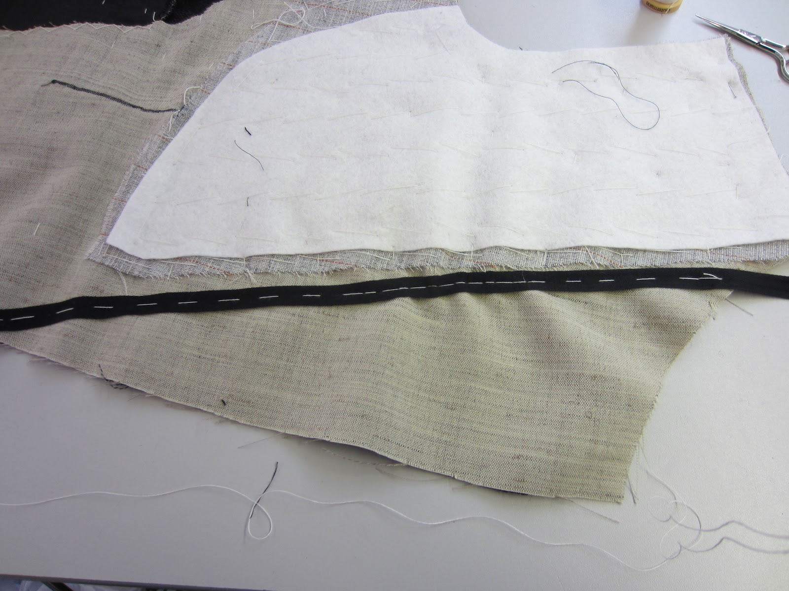 Self Directed Project Tailoring Pad Stitching Lapel