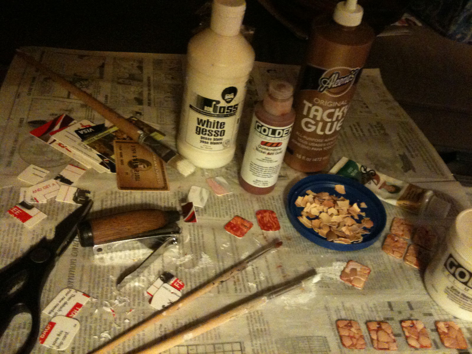 Cardboard Tile Making Artful Express Creative Life: Great upcycled Eggshell Mosaic Tiles!
