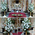 Decoración altar iglesia Santos Juanes de Puzol para una boda