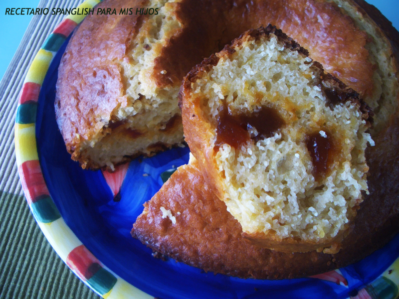 Recetario Spanglish para mis hijos Torta o bizcocho de dulce de membrillo Recetario Spanglish para mis hijos Torta o bizcocho de dulce de membrillo