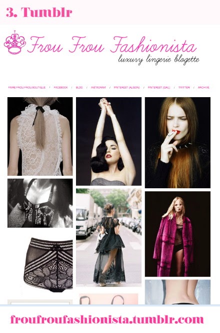 Check out our Luxury Lingerie blog on Tumblr #fairefroufrou 