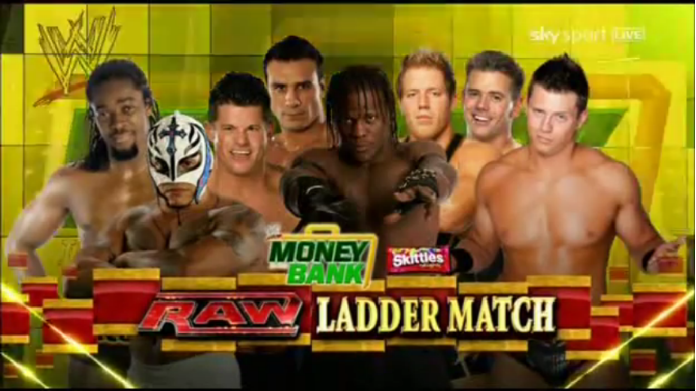 raw, smackdown and ppv matches WWE Money In The Bank as of now!!