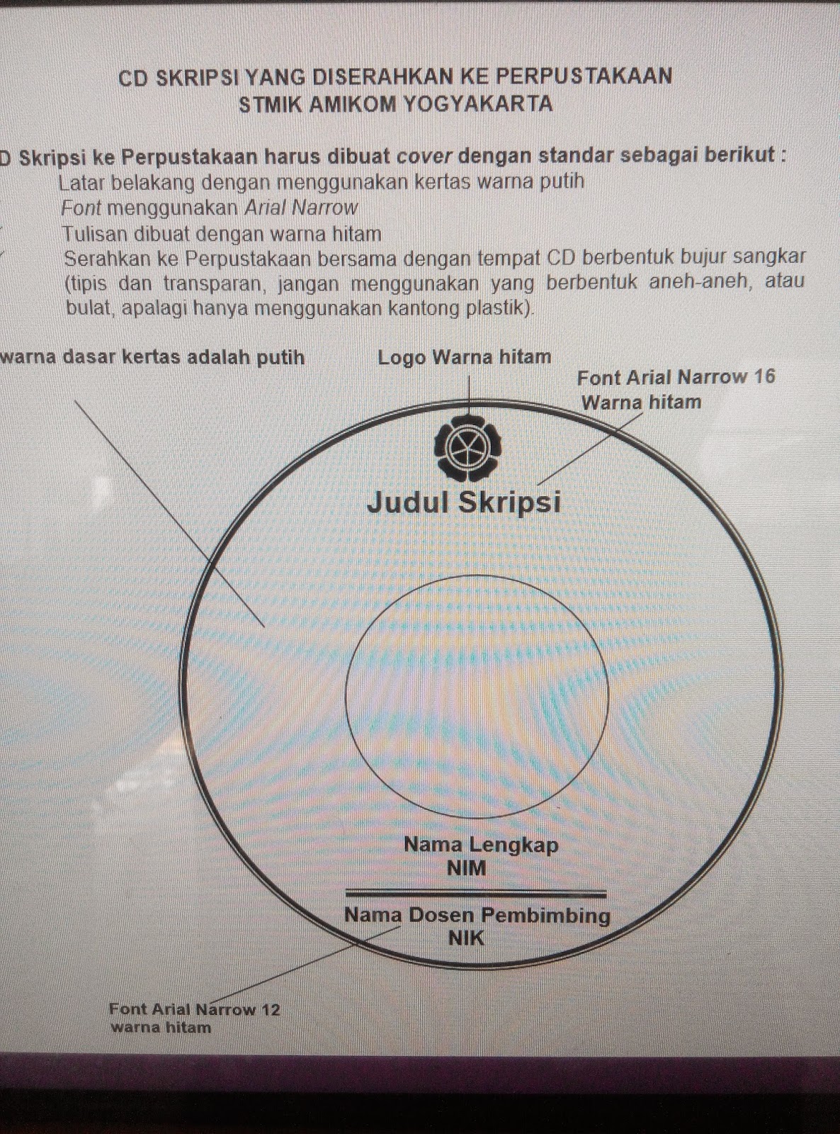 Cover Skripsi Amikom Ide Judul Skripsi Universitas