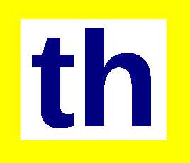 How to read the English digraph "th"