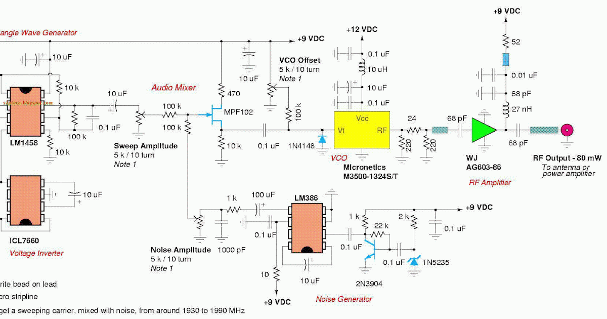 Cell Phone Jammer Schematic