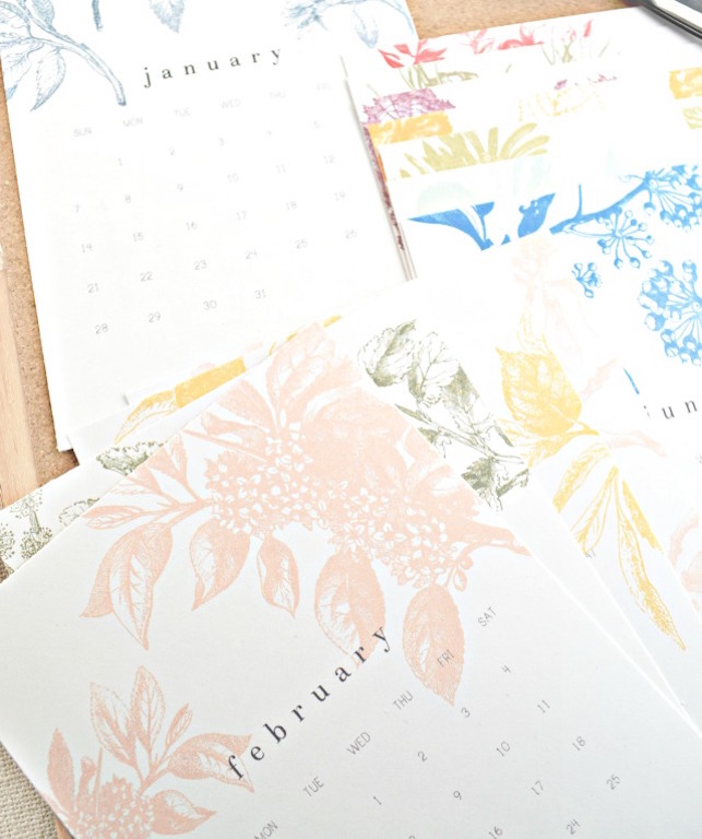 Die 10 schönsten Kalender zum ausdrucken • doitbutdoitnow