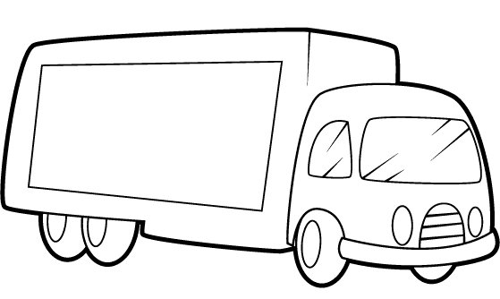 Desenho de Caminhão pequeno para Colorir Colorir 
