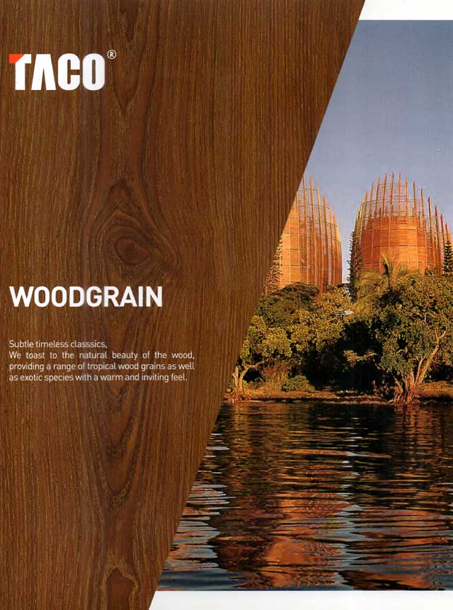 HPL Woodgrain ( motif tekstur kayu ) - Allia Furniture