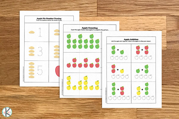 apple-counting-addition-math-worksheets