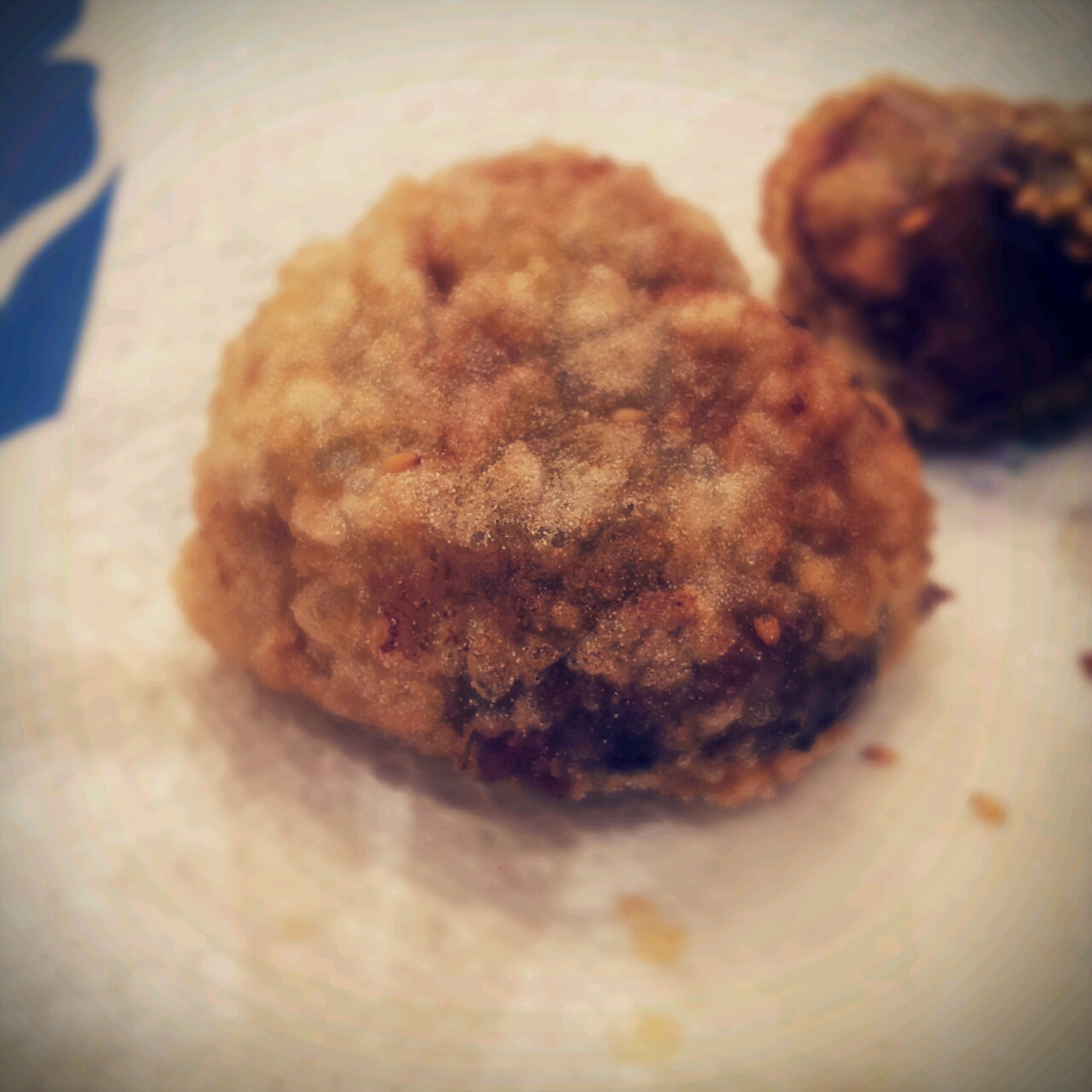 BLACK FLAMINGO Deep fried mochi with azuki filling