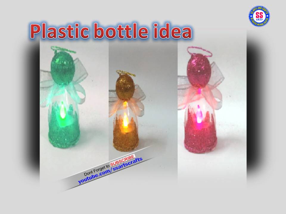 Diy Angel Plastic Bottle Christmas Ornament
