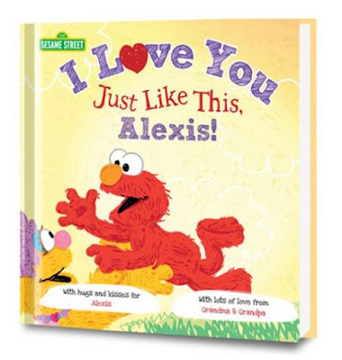 I Love You Just Like This personalized books, Sesame Street, Put me in the Story, personalized gifts, children's books