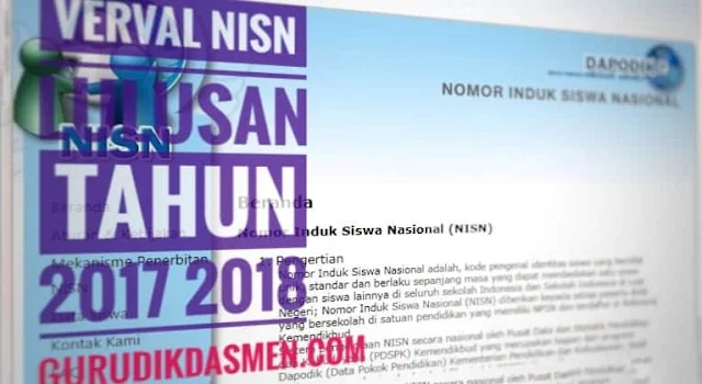 Verval NISN siswa lulusan SD, SMP, SMA, SMK mempermudah memeriksa kebenaran data NISN (Nomor Induk Siswa Nasional) siswa lulusan.