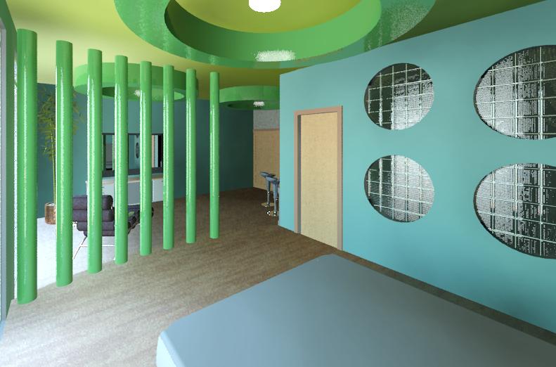 Interiores 3: Habitación Doble y Suite/ Combinación de Colores