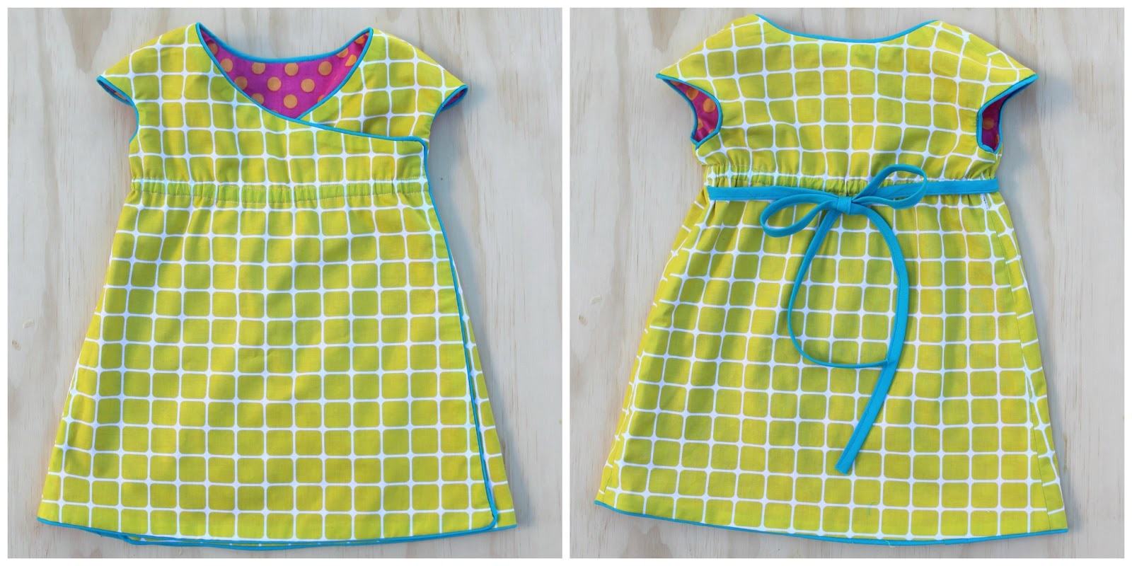 Sutures & Sandpaper: Flip This Pattern: Reversible Wrap Roller Skate Dress